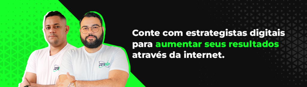 Banner divulgando Agência de Marketing e estratégias digitais